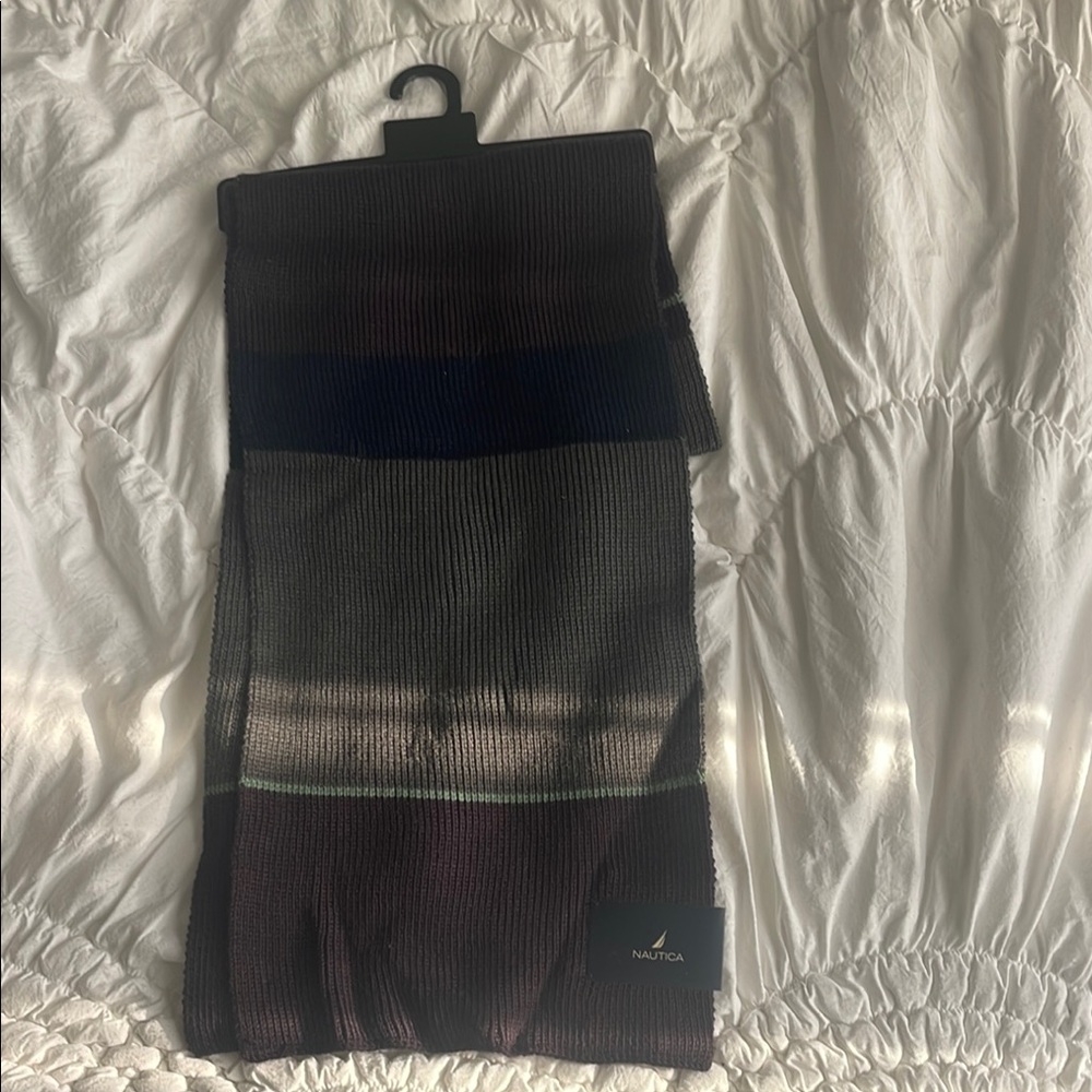 Nautica Dark Knit Scarf